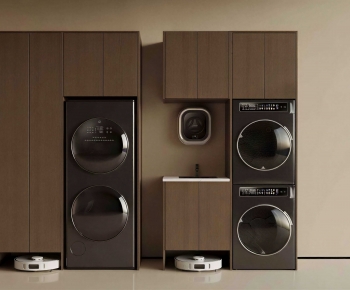 Modern Laundry Cabinet-ID:477231032