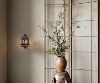 Japanese Style Flower Arrangement-ID:595059435