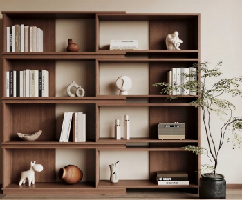 Wabi-sabi Style Bookshelf-ID:595550584