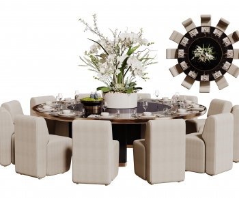 Modern Dining Table And Chairs-ID:859153998