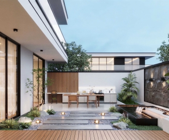 Modern Courtyard/landscape-ID:884294994