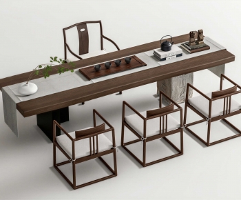 New Chinese Style Tea Tables And Chairs-ID:362703087