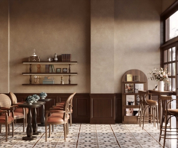 Retro Style Dining Table And Chairs-ID:745681055