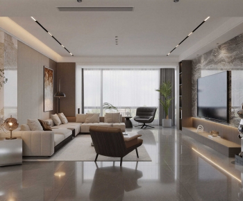 Modern A Living Room-ID:377829072