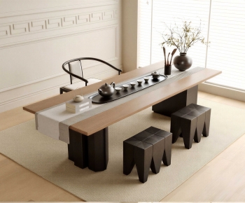 New Chinese Style Tea Tables And Chairs-ID:738395933