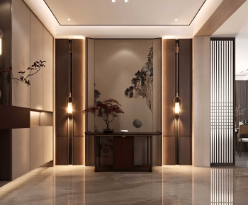 New Chinese Style Hallway-ID:727014066