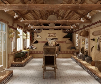 Retro Style Exhibition Hall-ID:195604093