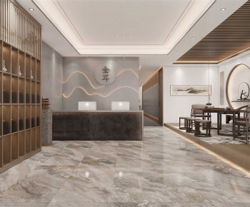 New Chinese Style Lobby Hall-ID:796974907