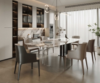 Modern Dining Room-ID:760524993