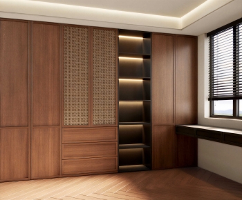 Modern Clothes Storage Area-ID:943175089