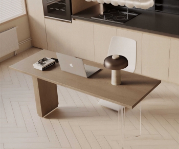 Modern Computer Desk And Chair-ID:927960994