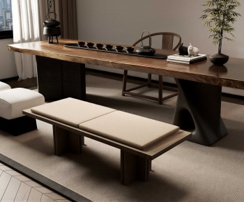 New Chinese Style Tea Tables And Chairs-ID:687479027