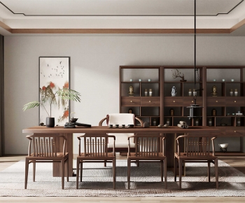 New Chinese Style Tea House-ID:666821072