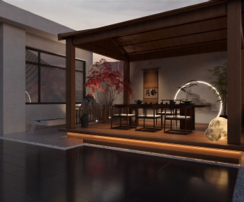 New Chinese Style Courtyard/landscape-ID:912509035