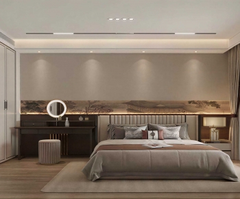 New Chinese Style Bedroom-ID:560022122