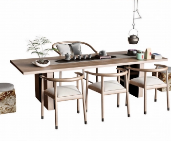 New Chinese Style Tea Tables And Chairs-ID:267519005