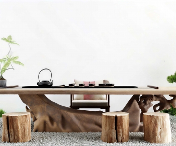 New Chinese Style Tea Tables And Chairs-ID:115566029