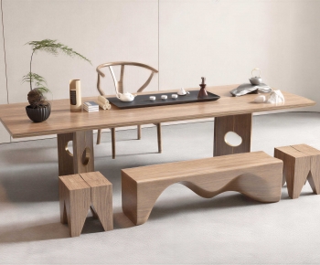 New Chinese Style Tea Tables And Chairs-ID:985409983