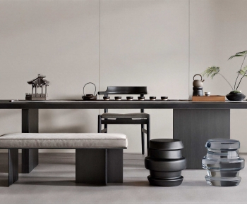 New Chinese Style Tea Tables And Chairs-ID:993242986