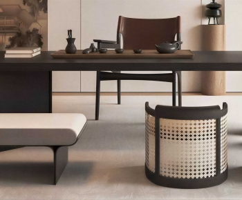 New Chinese Style Tea Tables And Chairs-ID:401916036