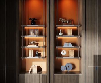 New Chinese Style Bookcase-ID:212394001