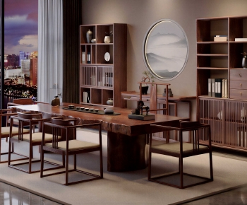 New Chinese Style Tea Tables And Chairs-ID:534127008