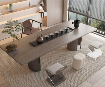 New Chinese Style Tea Tables And Chairs-ID:686079986