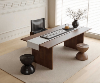 New Chinese Style Tea Tables And Chairs-ID:373866087