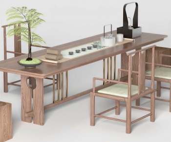 New Chinese Style Tea Tables And Chairs-ID:297247895