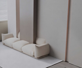 Modern Three-seat Sofa-ID:587177992