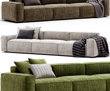 Modern Three-seat Sofa-ID:381107095