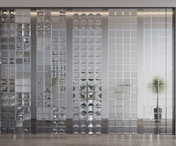 Modern Glass Screen Partition-ID:361953978