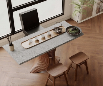 New Chinese Style Tea Tables And Chairs-ID:651613006