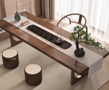 New Chinese Style Tea Tables And Chairs-ID:148031956