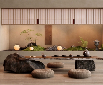 New Chinese Style Tea Tables And Chairs-ID:630835066