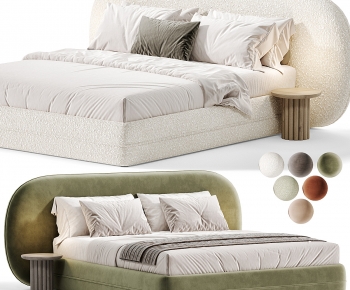 Modern Double Bed-ID:788450007