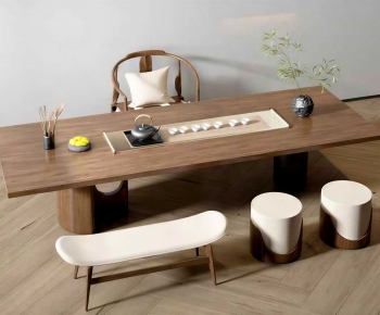 New Chinese Style Tea Tables And Chairs-ID:600938086