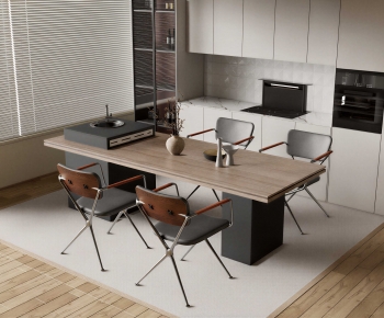 Modern Dining Table And Chairs-ID:434223894