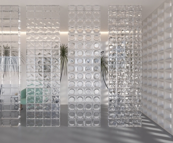 Modern Glass Screen Partition-ID:966000086
