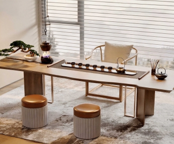 New Chinese Style Tea Tables And Chairs-ID:195379974