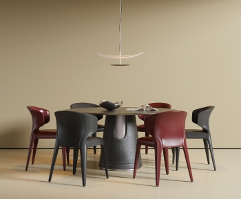 Modern Dining Table And Chairs-ID:614840985