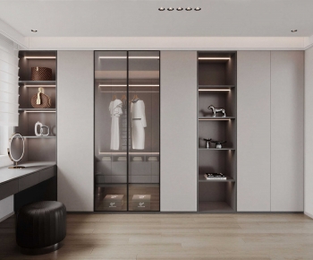 Modern Clothes Storage Area-ID:797981984