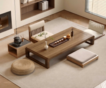 New Chinese Style Tea Tables And Chairs-ID:874310976