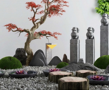 New Chinese Style Rockery Waterscape-ID:286494029