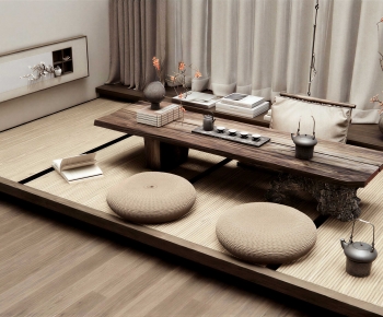 New Chinese Style Tea Tables And Chairs-ID:427707919