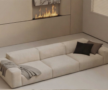 Modern Three-seat Sofa-ID:990341905