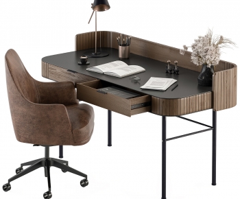Modern Office Desk And Chair-ID:921919333