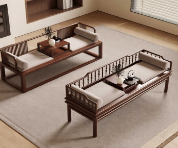 New Chinese Style Arhat Bed-ID:187150967