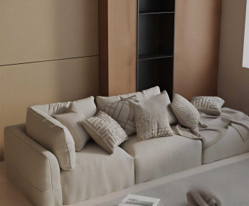 Modern Three-seat Sofa-ID:115442048