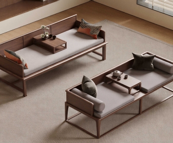 New Chinese Style Arhat Bed-ID:389235026